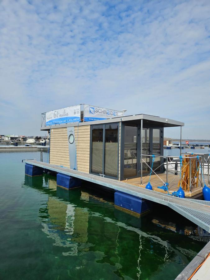 Mobiles Hausboot El'Milia Hotel Braunsbedra Bagian luar foto