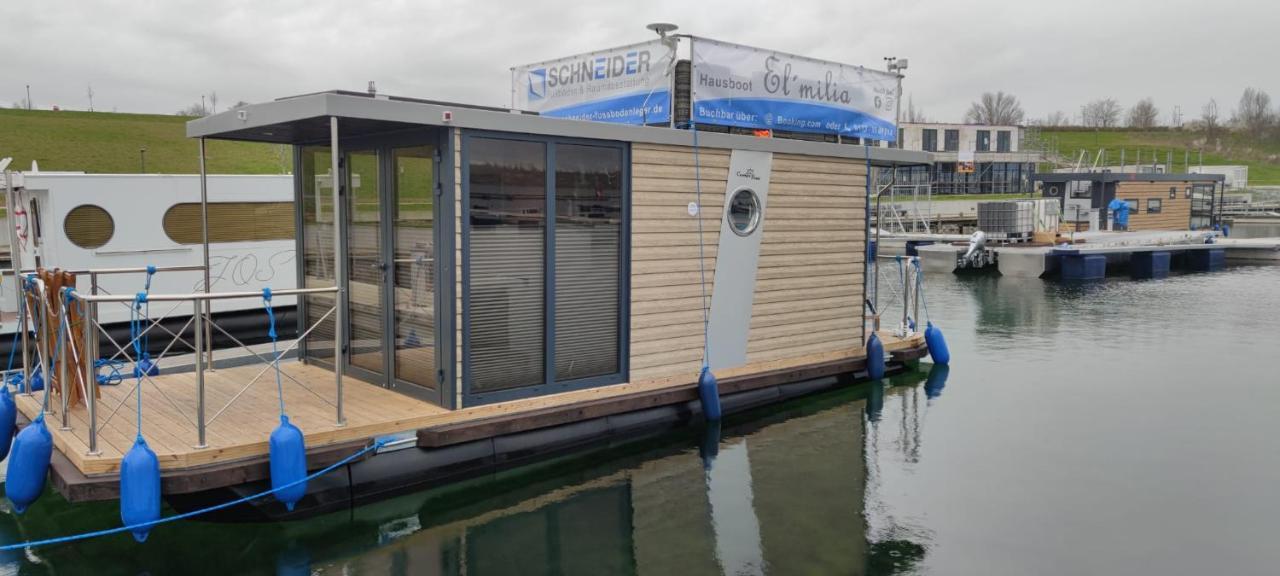 Mobiles Hausboot El'Milia Hotel Braunsbedra Bagian luar foto